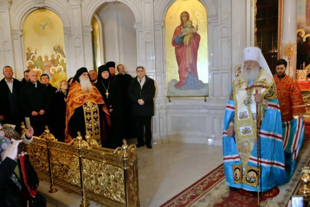 В Одессу прибыла одна из главных реликвий Святой горы Афон – мощи Святого Пантелеймона (фоторепортаж)