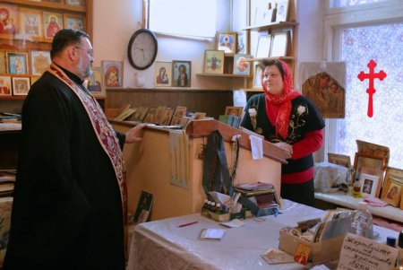 Мощи святого великомученика и целителя Пантелеймона были доставлены в Одесский онкодиспансер (фоторепортаж)