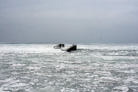 Сегодня, наконец, зима встретилась с весною (фоторепортаж)