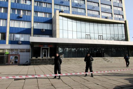 Минирование здания Облгосадминистрации оказалось фейковым (фото)