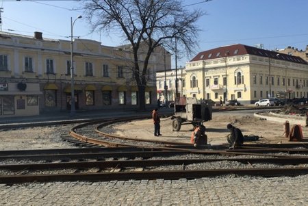 Тираспольская площадь: капитальный ремонт продолжается (фото)