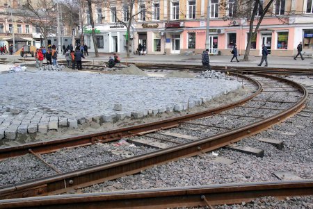 Тираспольская площадь Одессы в ожидании завершения работ (фото)