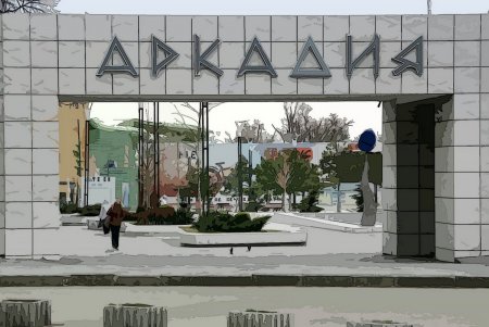Одесская Аркадия готовится к новому сезону (фоторепортаж)