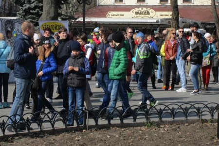 Одесские дети «запустили» Юморину в Горсаду (фото)