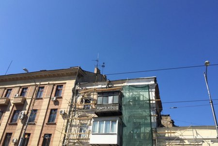 Начались работы по ремонту фасадов зданий в исторической части города (фото)