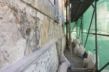 Начались работы по ремонту фасадов зданий в исторической части города (фото)