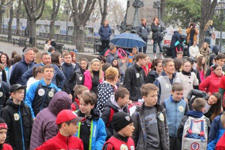 Одесситы встретили Всемирный день здоровья общегородской зарядкой (фото)