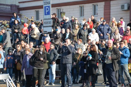 Духовые оркестры сделали музыкальный подарок городу-герою, городу-победителю (фото)