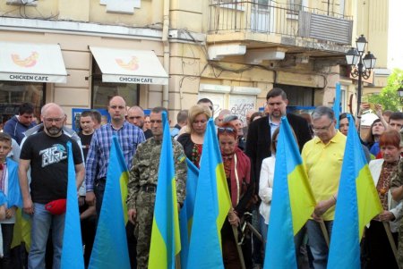 Греческая площадь: заупокойный молебен и митинг-реквием по одесситам, погибшим 2 мая 2014 года и в зоне АТО (фото)