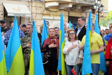 Греческая площадь: заупокойный молебен и митинг-реквием по одесситам, погибшим 2 мая 2014 года и в зоне АТО (фото)