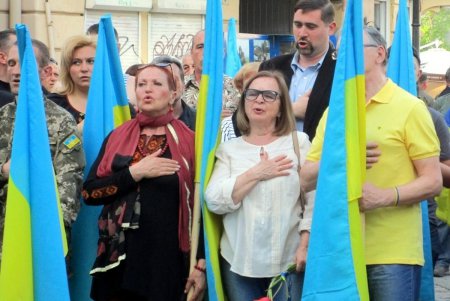 Греческая площадь: заупокойный молебен и митинг-реквием по одесситам, погибшим 2 мая 2014 года и в зоне АТО (фото)