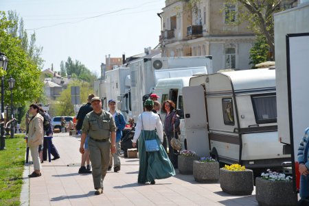 «Сувенир из Одессы»: в центре города снимают кино о Мишке Япончике и атамане Котовском (фоторепортаж)