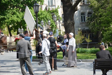 «Сувенир из Одессы»: в центре города снимают кино о Мишке Япончике и атамане Котовском (фоторепортаж)