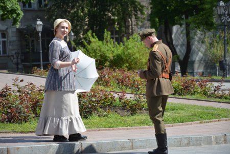 «Сувенир из Одессы»: в центре города снимают кино о Мишке Япончике и атамане Котовском (фоторепортаж)