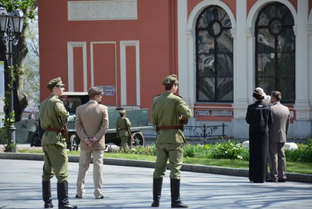 «Сувенир из Одессы»: в центре города снимают кино о Мишке Япончике и атамане Котовском (фоторепортаж)