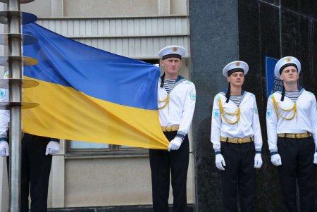 В Одессе подняли флаг Европы (фото) 