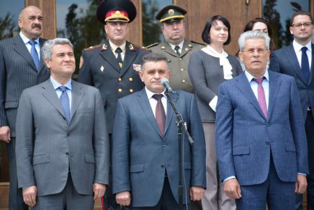 В Одессе подняли флаг Европы (фото) 