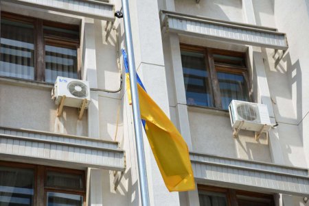 В Одессе подняли флаг Европы (фото) 
