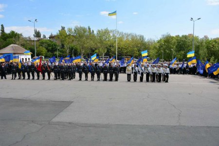В Одессе подняли флаг Европы (фото) 