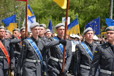 В Одессе подняли флаг Европы (фото) 