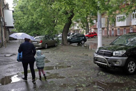 На Одессу обрушился природный убийца (фоторепортаж)