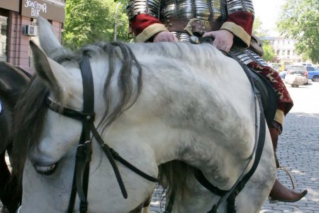Рыцари, Прекрасные Дамы и оруженосцы: Дерибасовская погрузилась в эпоху Средневековья (фоторепортаж)