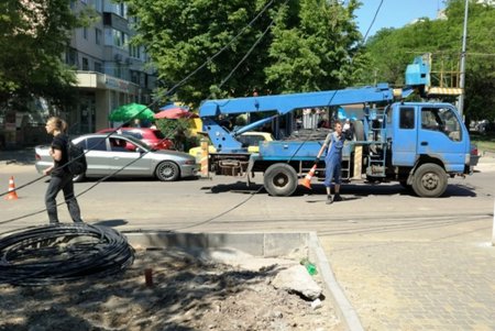 Наружное освещение Одессы приводится в порядок (фото)