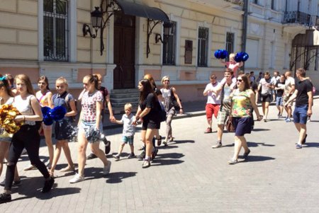 В Одессе состоялся марш чемпионов (фото)
