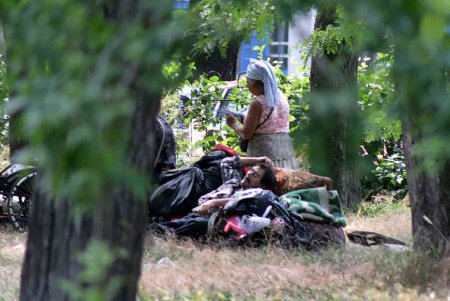 На Куликовом поле снова появились палатки (фото)