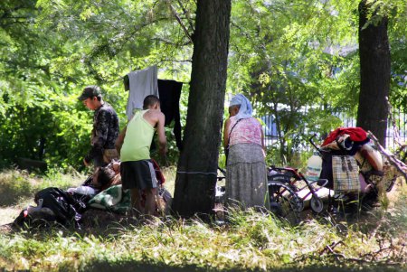 На Куликовом поле снова появились палатки (фото)