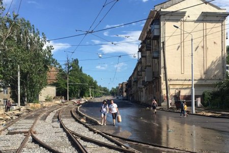Сегодня на Пересыпи частично открыто движение транспорта (фото)