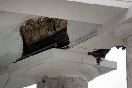 На Воронцовской колоннаде продолжаются реставрационные работы (фоторепортаж)