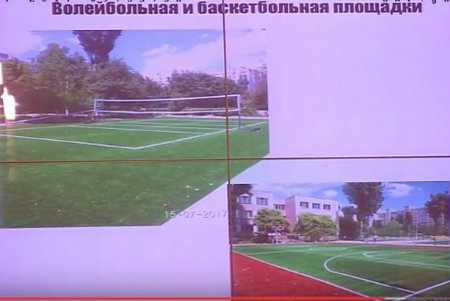 Школа обзавелась новым мультифункциональным спорткомплексом (фото)