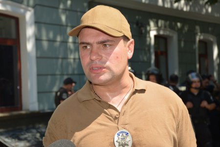 «Кадорровцы» подрались с полицейскими — промежуточный итог митинга под прокуратурой Одесской области (фото)