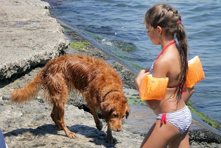 Море отдыхающих «наплыли» на пляжи Одессы (фоторепортаж)