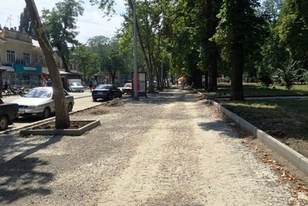 Ремонт улицы Преображенской идет полным ходом (фото)