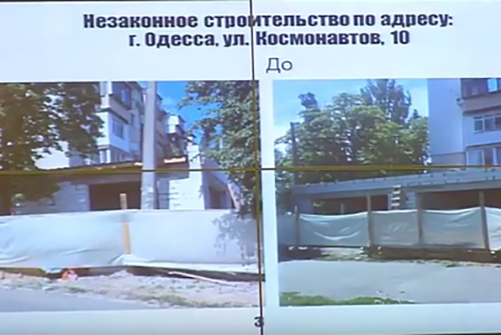 Владелец незаконной пристройки на Космонавтов станет объектом правоохранителей  (фото)