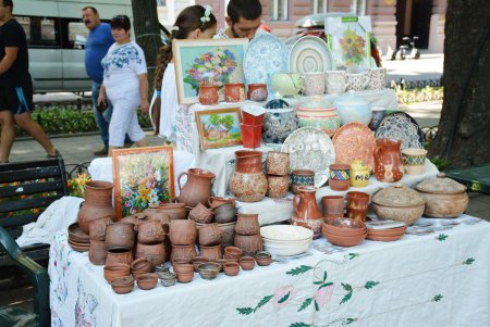 Приморский бульвар Одессы укрыли вышиванки (фото)