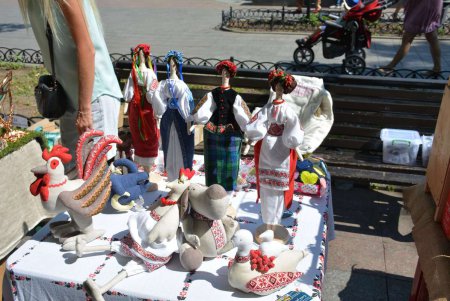 Приморский бульвар Одессы укрыли вышиванки (фото)