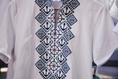 Приморский бульвар Одессы укрыли вышиванки (фото)