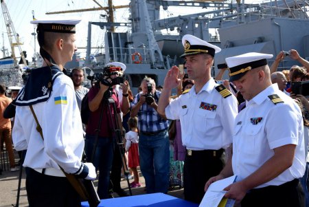 В Одессе будущие «морские волки» присягнули на верность народу Украины (фото)