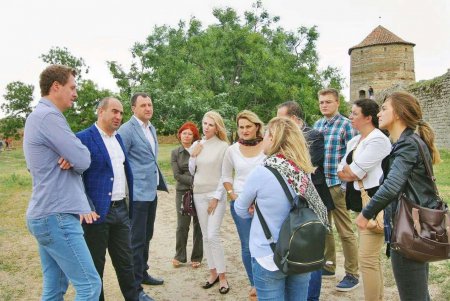 Турецкая делегация посетила Аккерманскую крепость (фото)