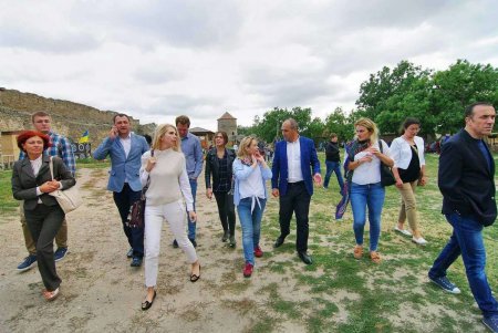Турецкая делегация посетила Аккерманскую крепость (фото)