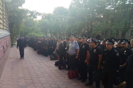 Одесских полицейских снова  подняли по тревоге
