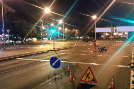 В Одессе «разрисовали» площадь Деревянко (фото)
