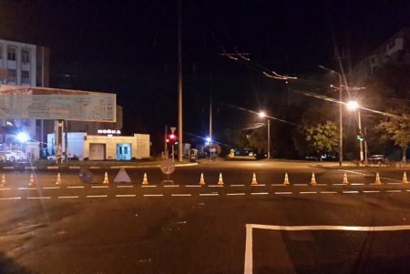 В Одессе разметили дорогу на Инглези (фото)