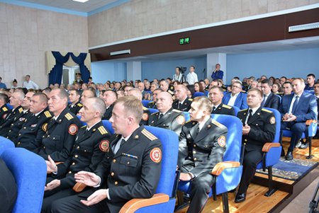 В автопарк городского пожарно-спасательного отряда ГСЧС приехал новый автомобиль (фото)