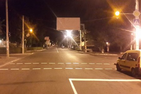 Улица Львовская «перешла» на новую разметку (фото) 
