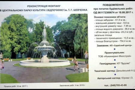 В парке Шевченко работает фонтанная реанимация (фоторепортаж)