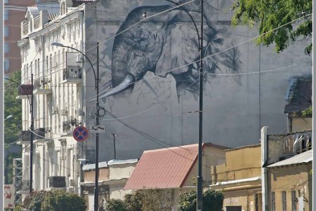 На Тираспольской улице Одессы пропишется заморский муральный зверинец (фоторепортаж)